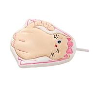Wdbild Serviette à main pour enfants en polaire deux couches absorbante Motif chats Solution hygiénique pour les petits espaces Double couche Suspendre la main