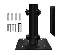 Wdbild Support de fixation pour parasol en acier inoxydable - Pièces de rechange - Support de drapeau pour ponts et quais