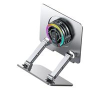 Wdbild Support de refroidissement pour tablette semi-conducteur, design amovible, construction en aluminium, affichage à plusieurs angles
