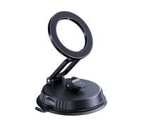 Wdbild Support de téléphone à double centre réglable à 180° avec base sous vide pour la plupart des téléphones et surfaces lisses Support de voiture pour tous les téléphones