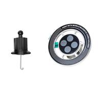 Wdbild Support de téléphone antidérapant pour voiture - Longueur réglable - Crochet vertical horizontal - Construction en alliage d'aluminium - Support de téléphone réglable