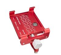 Wdbild Support de téléphone en aluminium pour moto, scooter, vélo, support de téléphone portable, résistant aux chocs, installation facile, angle réglable