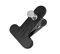 Wdbild Support de téléphone ergonomique en métal antidérapant avec tête sphérique de 17 mm, pince robuste pour bureau, tablettes, téléphones de bureau, support de téléphone pour utilisation en cuisine