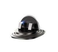 Wdbild Support de téléphone pour tableau de bord de voiture avec inclinaison de 23,5 °, rotation à 360° et pince à ressort sécurisée, installation simple pour plusieurs smartphones, support de