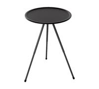 Wdbild Table de camping pliable en aluminium - Forme ronde - Facile à transporter - Convient pour les pique-niques, les fêtes de plage, les voyages, la randonnée