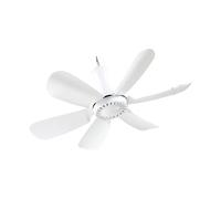 Wdbild Ventilateur à suspendre avec câble de 1,7 m - 6 clips portables pour tente de camping, maison, bureau, extérieur - 41,9 cm