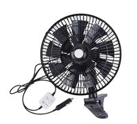 Wdbild Ventilateur de voiture avec contrôle flexible de la vitesse et des oscillations, ventilateur de véhicule adapté aux voyages pour améliorer le confort sur la route
