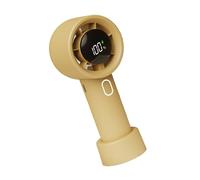 Wdbild Ventilateur portable rechargeable 12 heures de fonctionnement à vitesse variable Corps pliable avec sangle anti-perte Ventilateur USB portable