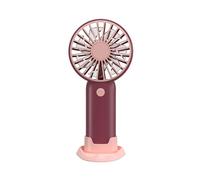 Wdbild Ventilateur rechargeable par USB - Léger - Poche de poche - Pour voyage, intérieur et extérieur