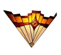 WDBZTJ Applique Murale Style Tiffany, Lampe Murale Led En Vitrail, Ampoule E26, Veilleuse Vintage Pour Lampe De Chevet De Couloir De Salle De Bain De Chambre À Coucher, 30X20cm,G