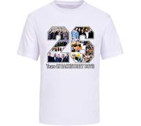 WDCzzFD 26 Years of Backstreet Boys White Unisex T-T-Shirts à Manches Courtes(Large)