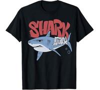 WDCzzFD 31- Funny A Great Week for A Shark to Stay Positive T T-Shirts à Manches Courtes(Small)
