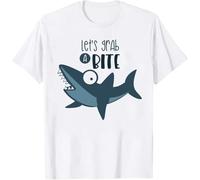 WDCzzFD 34- Funny A Great Week for A Shark to Stay Positive T T-Shirts à Manches Courtes(Small)