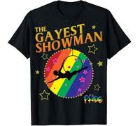 WDCzzFD 36- LGBTQ - Gay Lesbian Bisexual Transgender Non Binary Gender Celebration and Pride T T-Shirts à Manches Courtes(Large)