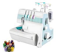 WDDBFL Serger Sewing Machine, Metal Frame 3/4 Thread Overlock Machine, 1200 Stitches/Min Overlocker for Shirts and Knit Fabrics