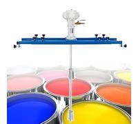 WDDEYYDS Mélangeur pour Conteneur IBC, Agitateur Pneumatique pour IBC, Mélangeur Pneumatique 0,5HP / 0,75HP / 1HP pour IBC Et Fût à Ouverture Supérieure, Hélice Pliante, Mélangeur sur Support Model A