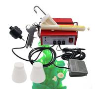WDDEYYDS Red Electrostatic Coating Machine with Paint Spraying Gun, Portable Coating System Air Paint Spray Gun Coating Kits for Spraying Metal Parts,220V/110V,for Home and Garden Coatings