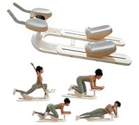 WDDEYYDS Spine Twist and Stretch Trainer, Adjustable Back Stretcher Machine, Detachable Waist Workout Equipment for Lower Back Pain Relief, Spine Decompression, Leg Stretching & Core Activation