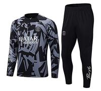 WDDWYHLL Survêtement de football pour homme - Manches longues - Respirant - Pour l'entraînement sportif - Fitness - Survêtement de jogging - Pour garçon, multicolore, XL