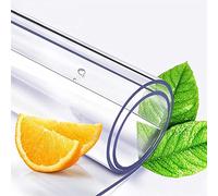 Wddwymll 3mm Film de Protection pour Table,Nappe Transparente en PVC Écologique,Nappe de Protection Imperméable Épaisse,pour la Cuisine, la Salle a Manger, Les Espaces de Travail