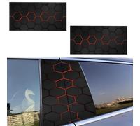 WDDZTMNB 2pcs Autocollants pour piliers centraux de Voiture, Convient pour Ford Fiesta St MK8, décoration de Voiture