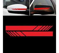 WDDZTMNB Autocollant pour rétroviseur, Convient pour BMW 2 3 5 7 Series X6 F15 F16 F45 F48 F85 F86 F90 G01 G02 G30 G32, décorations pour Voiture,Red