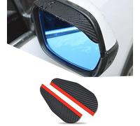 WDDZTMNB Sourcils pour rétroviseur de Voiture, Convient pour BMW 2 3 5 7 Series X6 F15 F16 F45 F48 F85 F86 F90 G01 G02 G30 G32, Accessoires pour rétroviseur