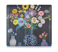 WDdZzyy A Vase Of Flowers Étui portefeuille en cuir synthétique pour cartes d'immatriculation, documents essentiels, permis de conduire, Un vase de fleurs, 1 size