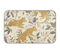 WDdZzyy Animal Jungle Léopard Summer Lit rafraîchissant pour chien 96,5 x 58,4 cm Tapis de refroidissement pour chaton Intérieur imperméable Manta fria para perros M