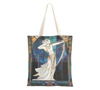WDdZzyy Archer Tarot Sac fourre-tout en toile réutilisable pour femme avec poches avec poignées Cadeau d'anniversaire en vrac