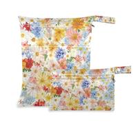 WDdZzyy Austria Edelweiss Beauty Flower Lot de 2 sacs de voyage pour maillot de bain avec poignées pour la plage