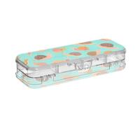 WDdZzyy Boîte à crayons en plastique avec couvercle hermétique Motif escargot Vert