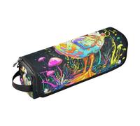 WDdZzyy Cayuga Étui de voyage 2 en 1 pour fer à friser avec tapis résistant à la chaleur amovible pour fers plats, lisseurs, fers à friser, drôle, Peinture à la main amusante Cayuga Duck, 1 Size