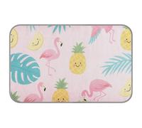 WDdZzyy Couverture d'été rafraîchissante pour chien Motif flamant rose tropical 96,5 x 58,4 cm Lit pour l'extérieur pour lapin à l'extérieur unique enfriador para perros M