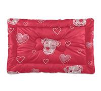 WDdZzyy Dog Simple Line Art Valentine Cartoon Matelas lavable pour animaux de compagnie antidérapant, doux et confortable, pour chiens de taille moyenne et grande, 91,4 x 61 cm