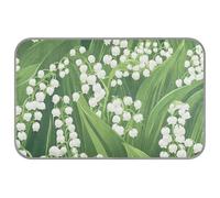 WDdZzyy Finland Lily Valley Beauty Summer Flowers Summer Dog Cooling Mat Self Cooling 96,5 x 58,4 cm Pad pour animaux de compagnie pour chiens en plein air confortable cama fria para perro M