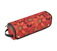 WDdZzyy Gerbera Sac de voyage vintage avec tapis amovible résistant à la chaleur pour fers plats, lisseurs, fers à friser, marguerite gerbera, Gerbera Daisy Flower Vintage Style dessin animé, 1 Size