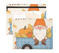 WDdZzyy Hello Fall Lot de 2 sacs à liens de maïs portables pour papier A4, lettres, enseignants à la maison
