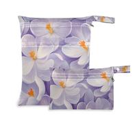 WDdZzyy Manitoba Prairie Crocus Beauty Flower prop1 Lot de 2 sacs à langer indispensables avec poignées pour crèche