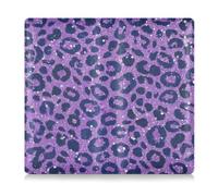 WDdZzyy Porte-carte d'immatriculation et d'assurance automobile en similicuir à paillettes pour documents essentiels, permis de conduire, cartes, Faux paillettes imprimé léopard lavande, 1 size