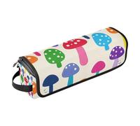 WDdZzyy Sac de voyage beige avec tapis résistant à la chaleur et à la poussière pour fers plats, lisseurs, fers à friser, motif champignon de dessin animé beige, Silhouette de champignon de dessin