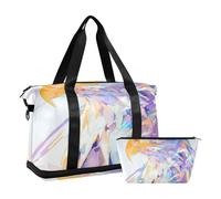WDdZzyy Sac fourre-tout de voyage lumineux Big Bird Airbrush Digital Artwork avec poche humide sangle réglable sac d'entraînement sport pour trekking pliable pour homme femme