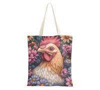 WDdZzyy Sac fourre-tout en toile pour femme avec motifs géométriques et papillons esthétiques
