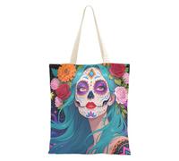 WDdZzyy Sac fourre-tout en toile pour femme Motif fleurs de Pâques