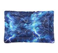 WDdZzyy Safari Tapis lavable doux et antidérapant pour chiens de taille moyenne/grande 91,4 x 61 cm Bleu
