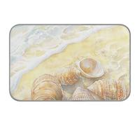 WDdZzyy Shellssandy Beach Summer Outdoor Lit pour chat auto-rafraîchissant 96,5 x 58,4 cm Tapis de refroidissement pour chihuahua intérieur pliable enfriador para perros M