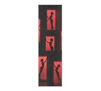 WDdZzyy Silhouette Fashion Woman Bande antidérapante pour skateboards et trottinette Noir 83 x 22,9 cm