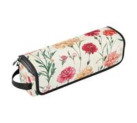 WDdZzyy Spain Carnation Beauty Flower Sac de voyage pour femme avec tapis amovible résistant à la chaleur Sac de rangement pour fers plats, lisseurs, fers à friser, œillet espagnol, Espagne Oeillet