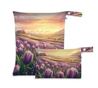 WDdZzyy Spring Farm Lot de 2 sacs de natation zippés avec poignées pour couches de bébé