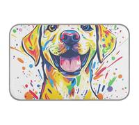 WDdZzyy Sweet Labrador Retriever Summer Pad pour chien auto-rafraîchissant 96,5 x 58,4 cm Tapis de glace pour chihuahua extérieur sûr cama fria para perro M